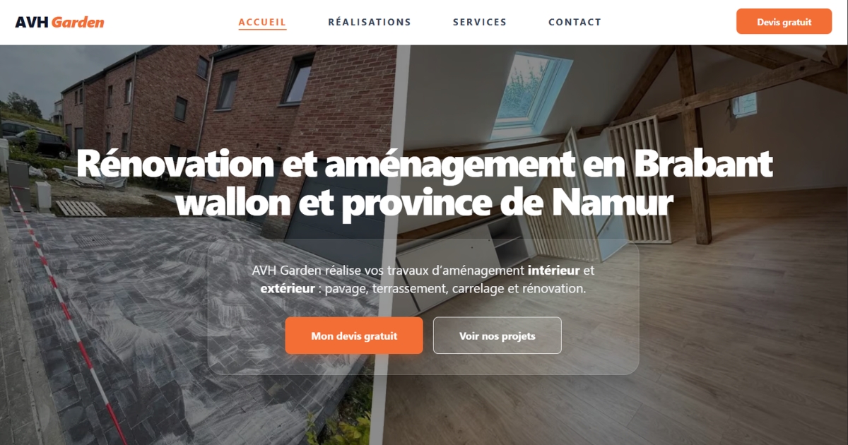 Aménagement extérieur & intérieur en Belgique – AVH Garden